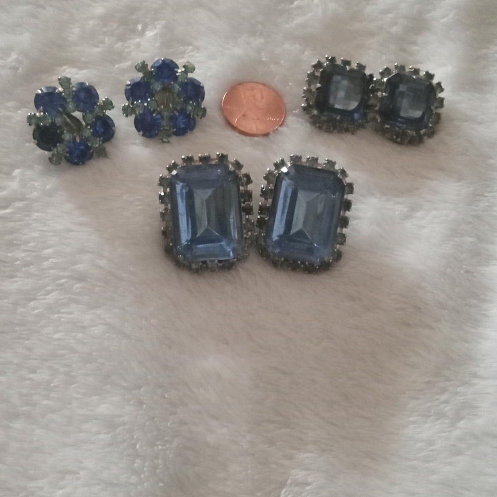 Elegant Blue and Silver Women's Jewelry Set